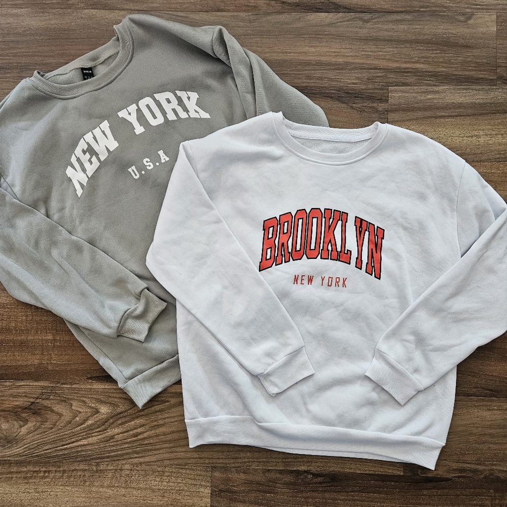 New York sweatshirts (2 pair)